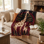 Giraffe Love Velvet Throw