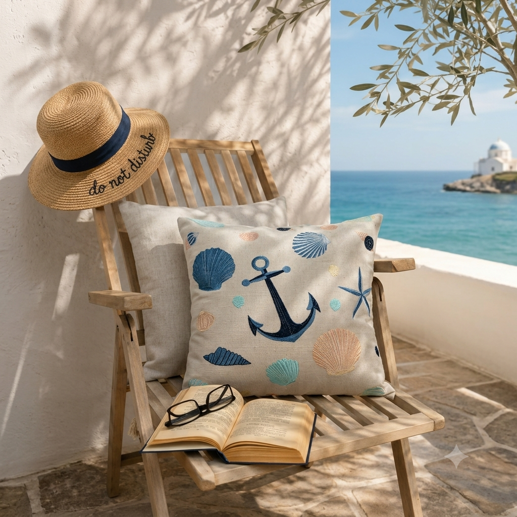 Sea Shells Cushion Cover