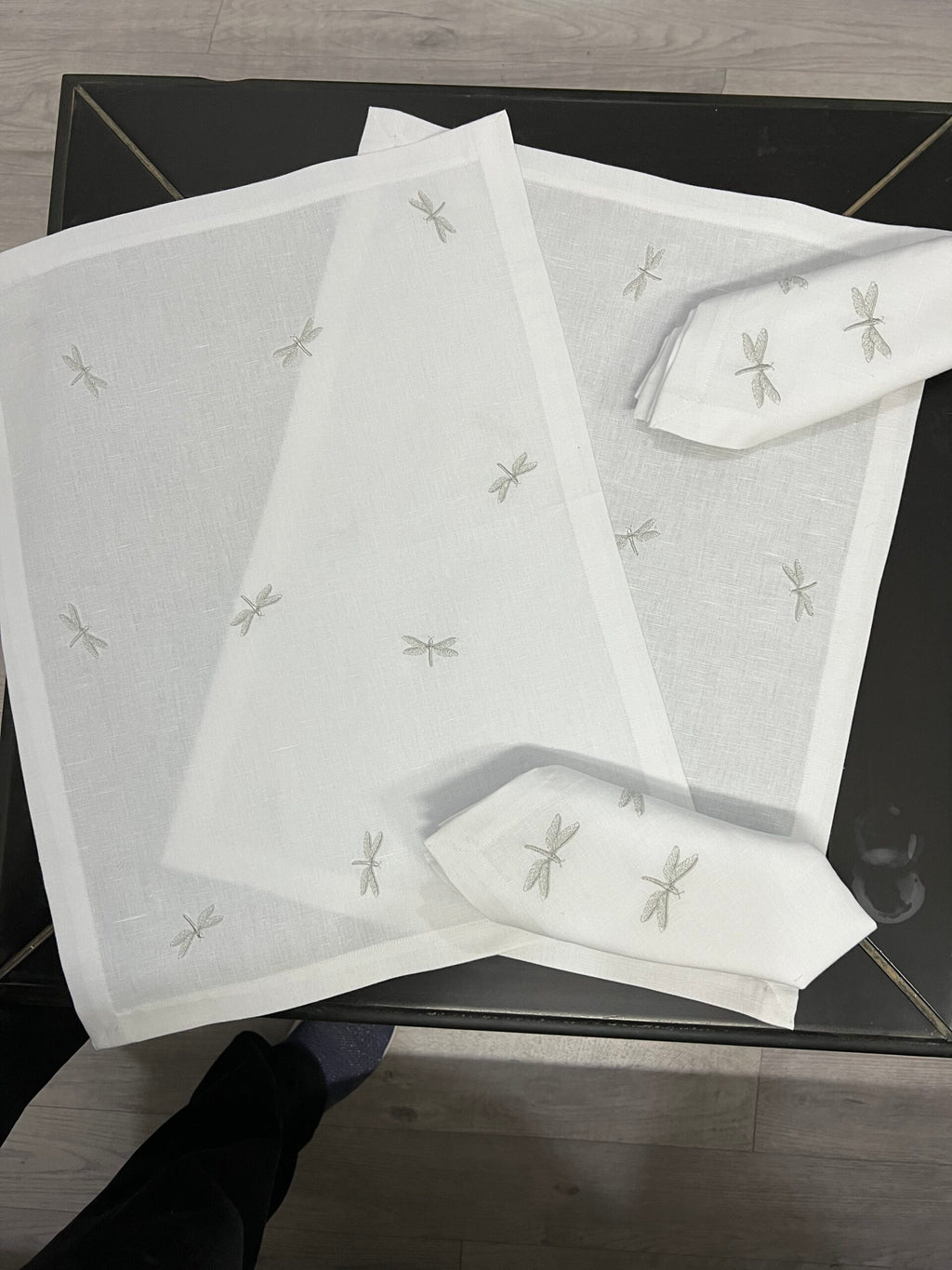 Dragon Luxury Embroidered Table Linen Collection – 100% Egyptian Cotton & Linen