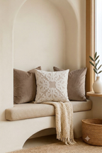 White Royal Cushion Cover