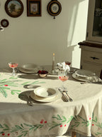 Cotton Berry Bloom tablecloth