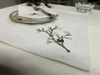 Branch Luxury Embroidered Table Linen Collection – 100% Egyptian Cotton & Linen