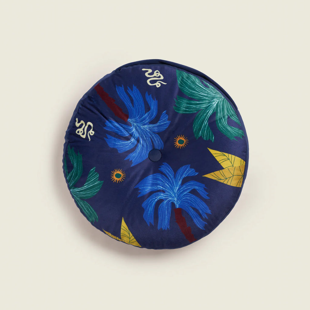 Jungle Vibe Circular Cushion