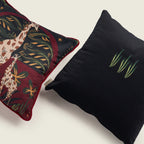 Luxury Velvet Giraffe Cushion