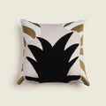 Gold & Black Patterned Cushion