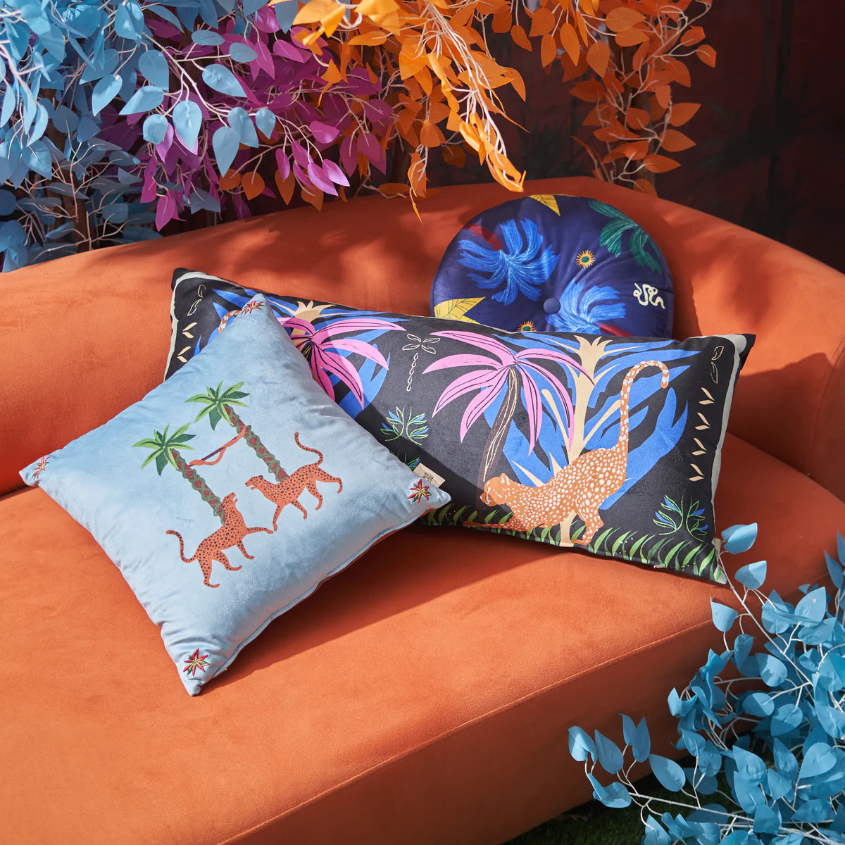 Jungle Vibe Circular Cushion