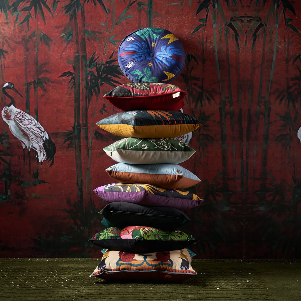 Jungle Vibe Circular Cushion