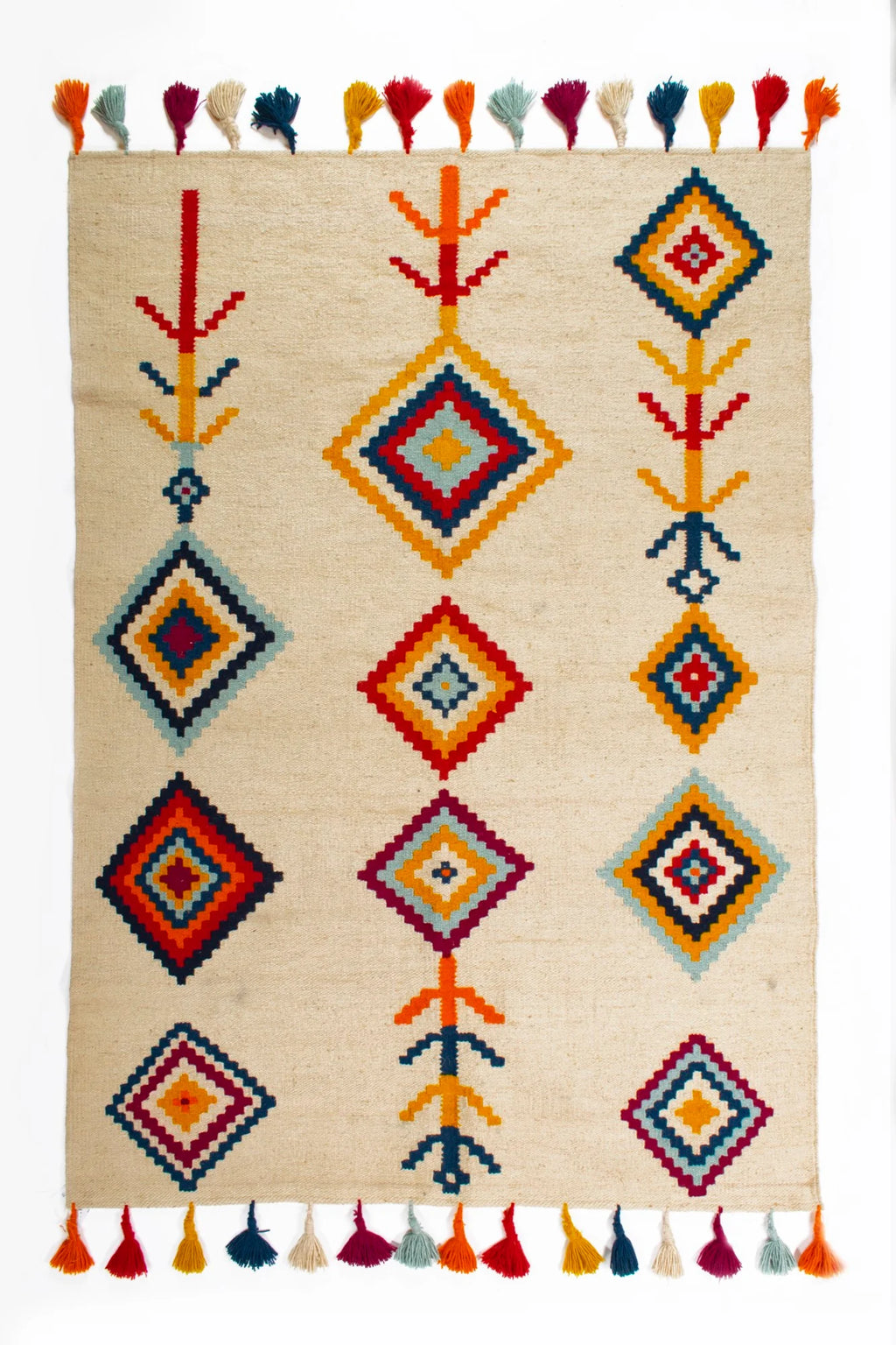 Artisan Wave Hand Made Wool Kilim Rug