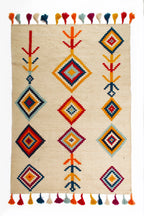 Artisan Wave Hand Made Wool Kilim Rug