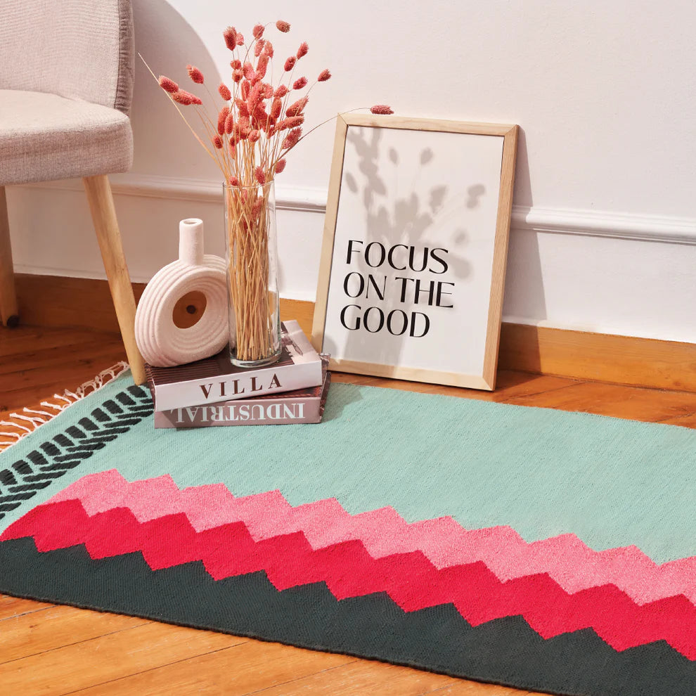 Soumak Egyptian Cotton Kilim Rug