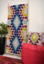 Multi Color Summer Vibes Kilim Rug