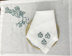 Tree Luxury Embroidered Table Linen Collection – 100% Egyptian Cotton & Linen