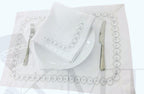 Dream Luxury Embroidered Table Linen Collection – 100% Egyptian Cotton & Linen