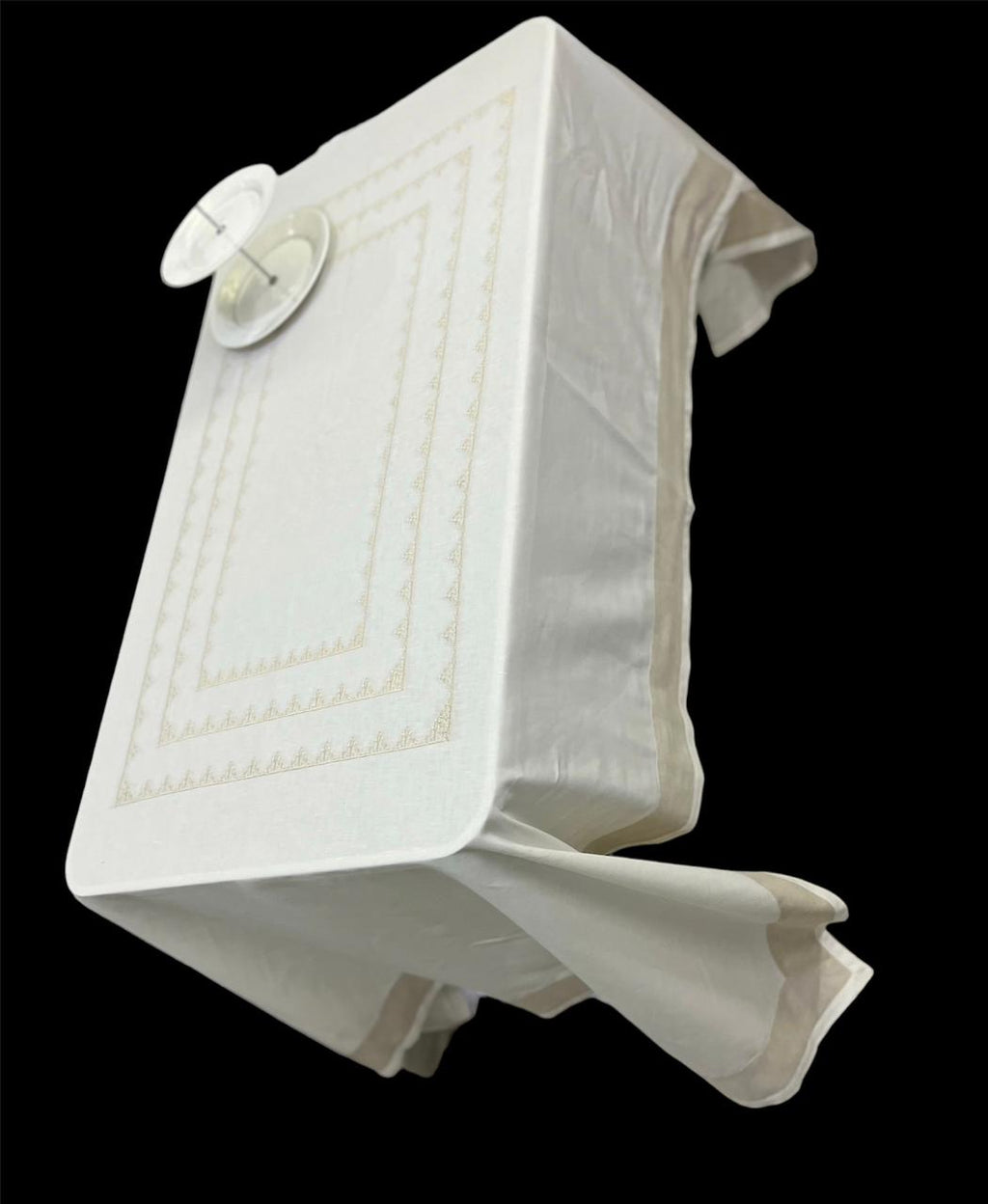 Motif Luxury Embroidered Table Linen Collection – 100% Egyptian Cotton & Linen