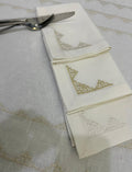 Motif Luxury Embroidered Table Linen Collection – 100% Egyptian Cotton & Linen