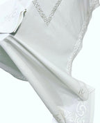 Kenr Luxury Embroidered Table Linen Collection – 100% Egyptian Cotton & Linen