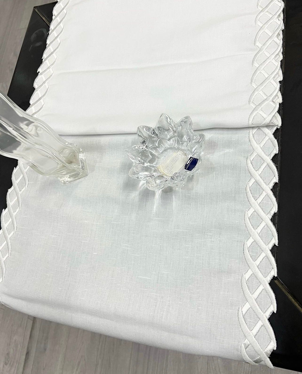 Border Luxury Embroidered Table Linen Collection – 100% Egyptian Cotton & Linen