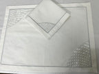 Plate Model Luxury Embroidered Table Linen Collection – 100% Egyptian Cotton & Linen