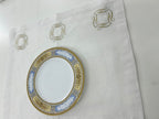 Sqouer Motif Luxury Embroidered Table Linen Collection – 100% Egyptian Cotton & Linen
