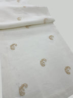 Crecnt Motif Luxury Embroidered Table Linen Collection – 100% Egyptian Cotton & Linen