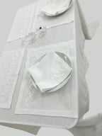 Moderna Luxury Embroidered Table Linen Collection – 100% Egyptian Cotton & Linen