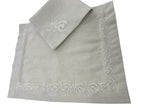 Knar Luxury Embroidered Table Linen Collection – 100% Egyptian Cotton & Linen
