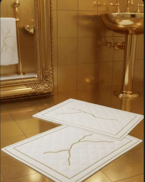 Ant Embroidered Egyptian Cotton Towel & Bath Mat Set (Copy)