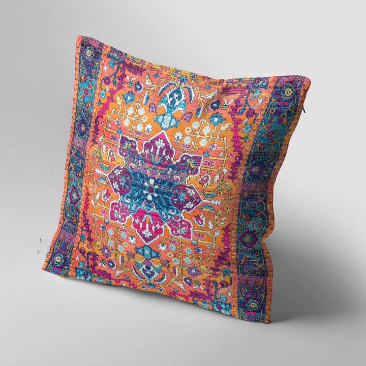 Rug Pattern Accent Cushion Cover