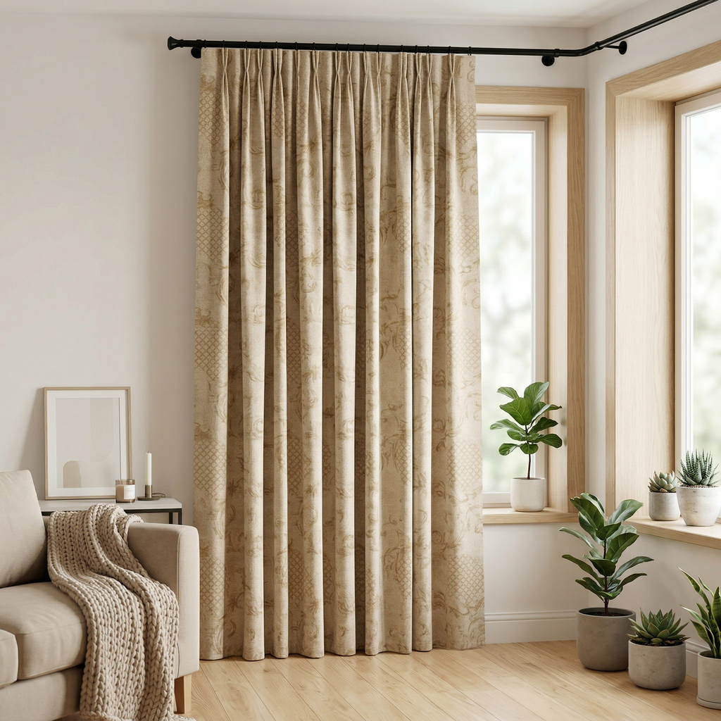 Damask Jacquard Curtains