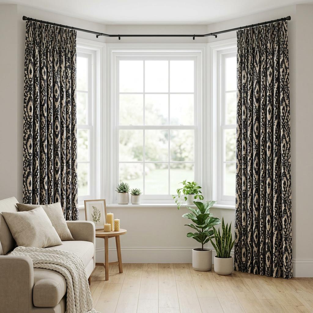 Ikat Fabric Curtains