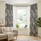 Botanical Palm Leaf Curtains