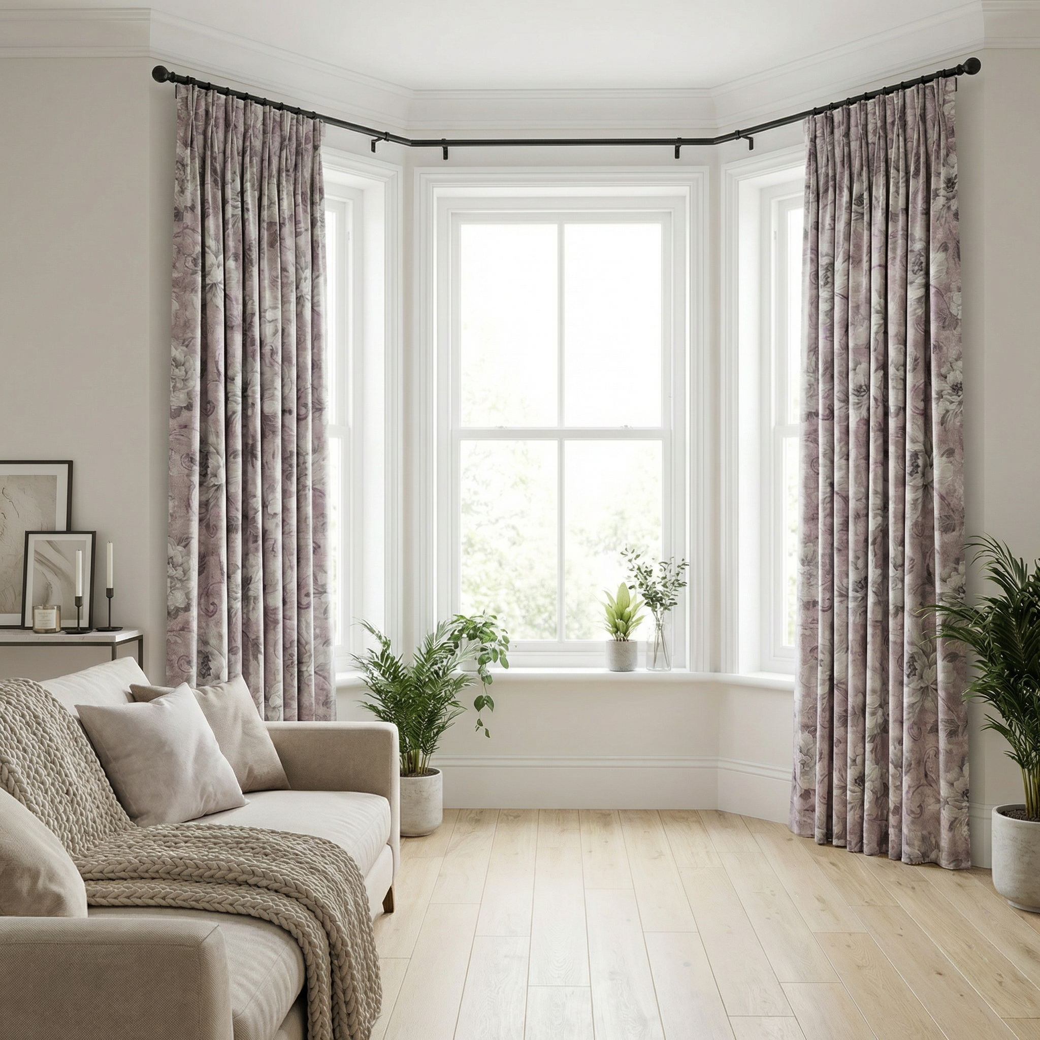 Watercolor Floral Curtains