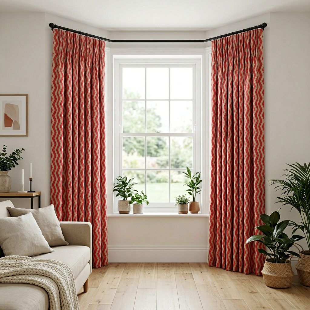 Zigzag Pattern Curtains