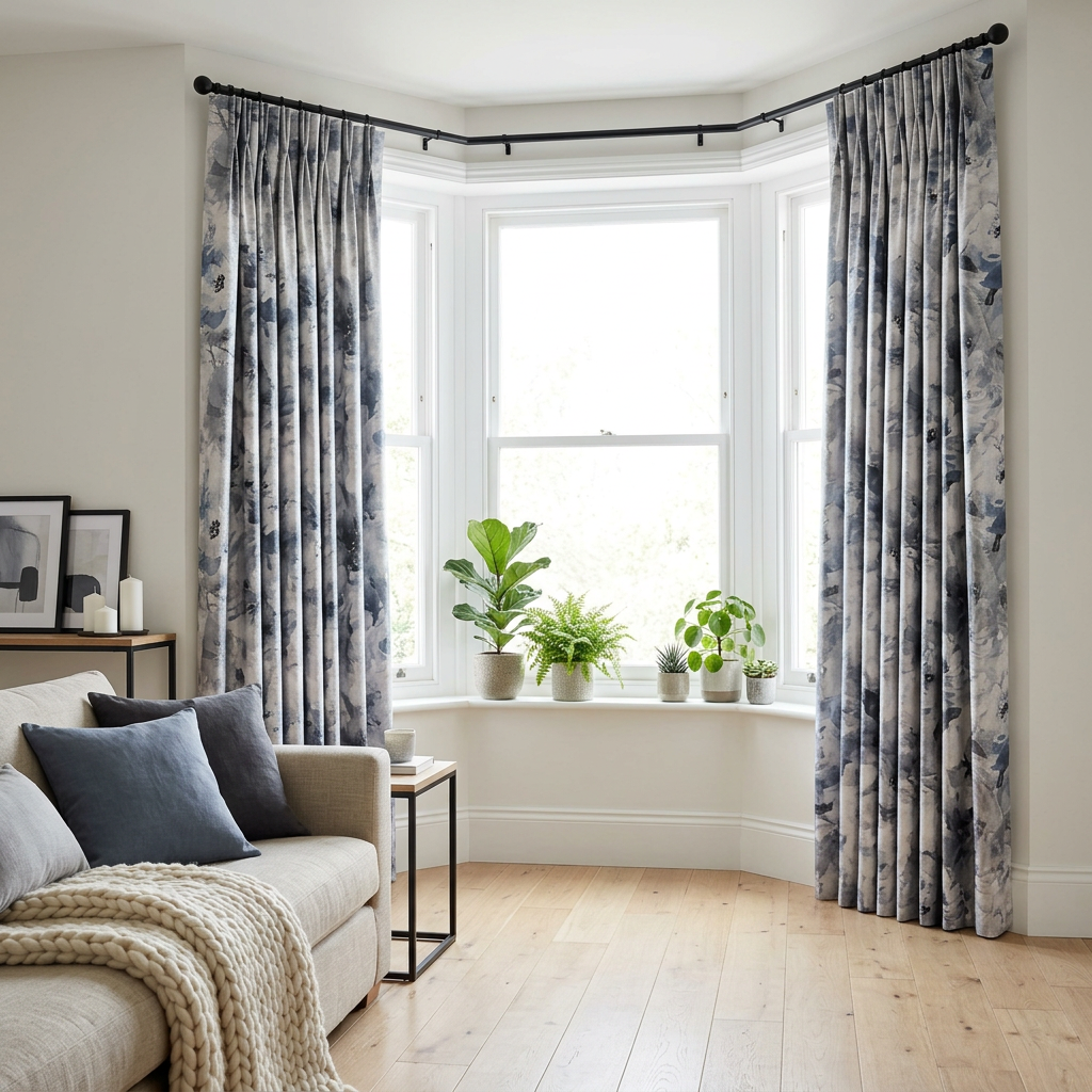 Watercolor Floral Curtains