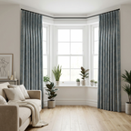 Textured Chenille Pattern Curtains