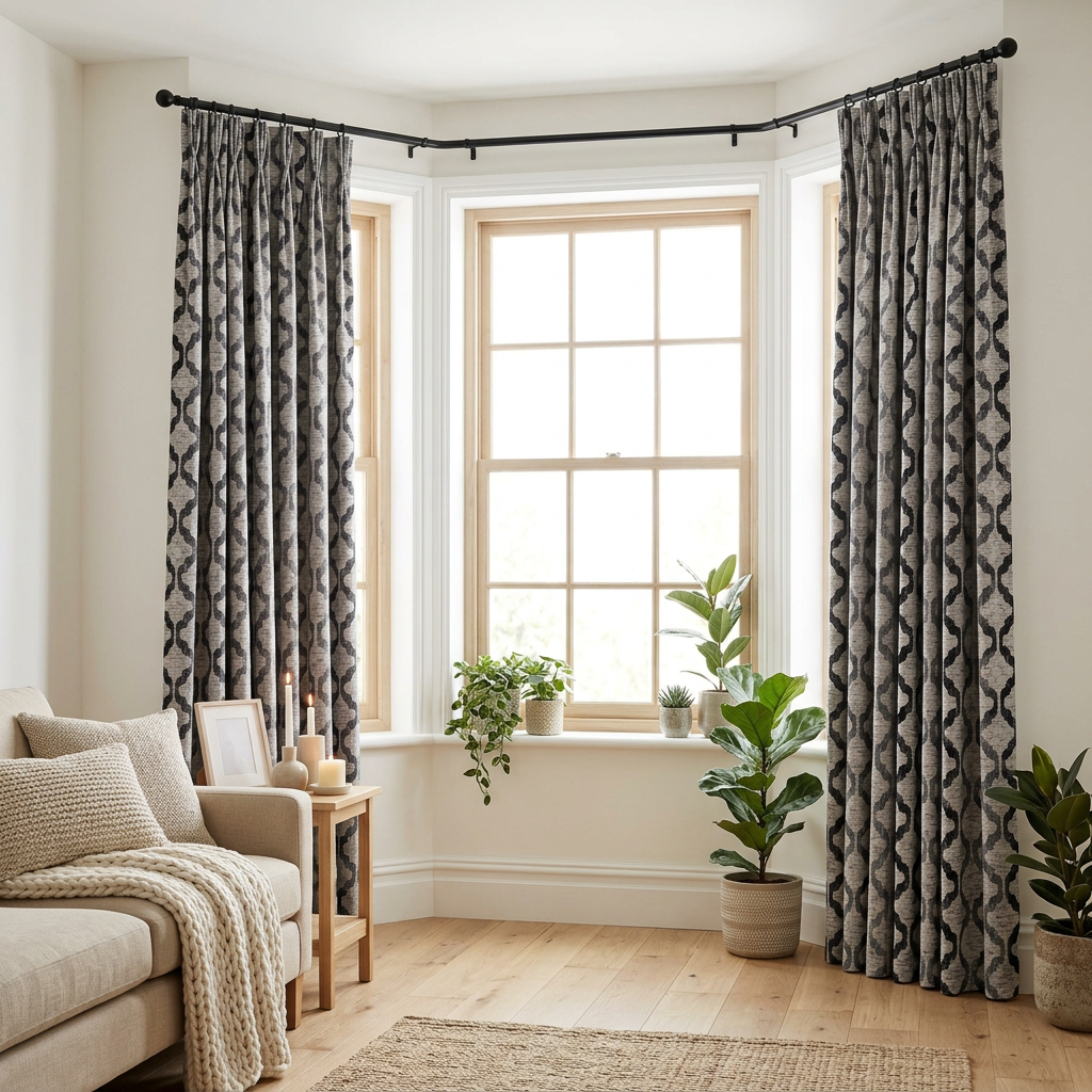 Trellis Fabric curtains