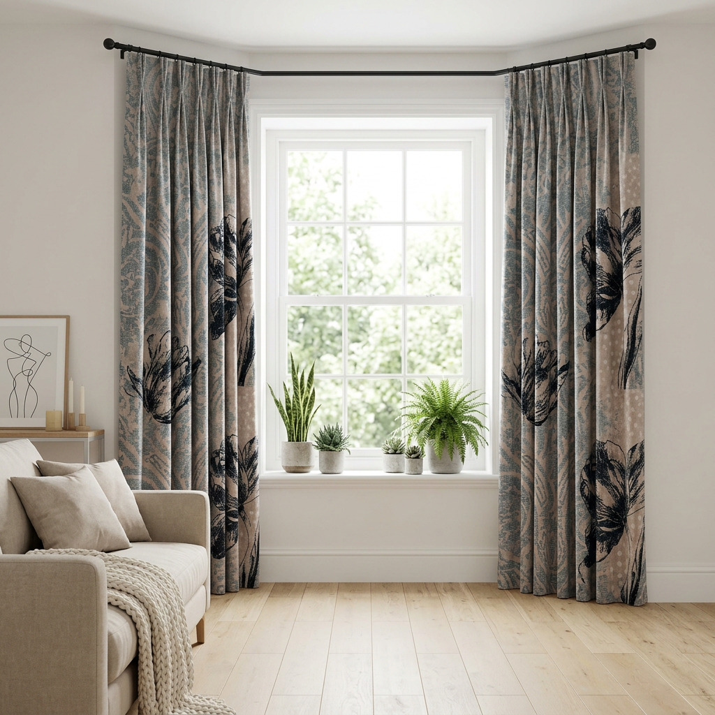 Vintage Ochre Curtains