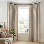 Luxury Ivory Textured Curtains