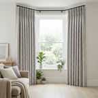 Abstract Grey Crackle Curtains