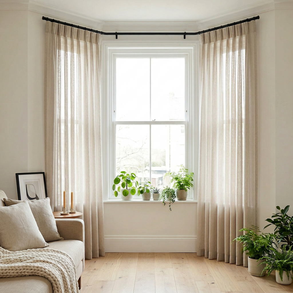 Luxury Pleated Sheer Tulle Curtains