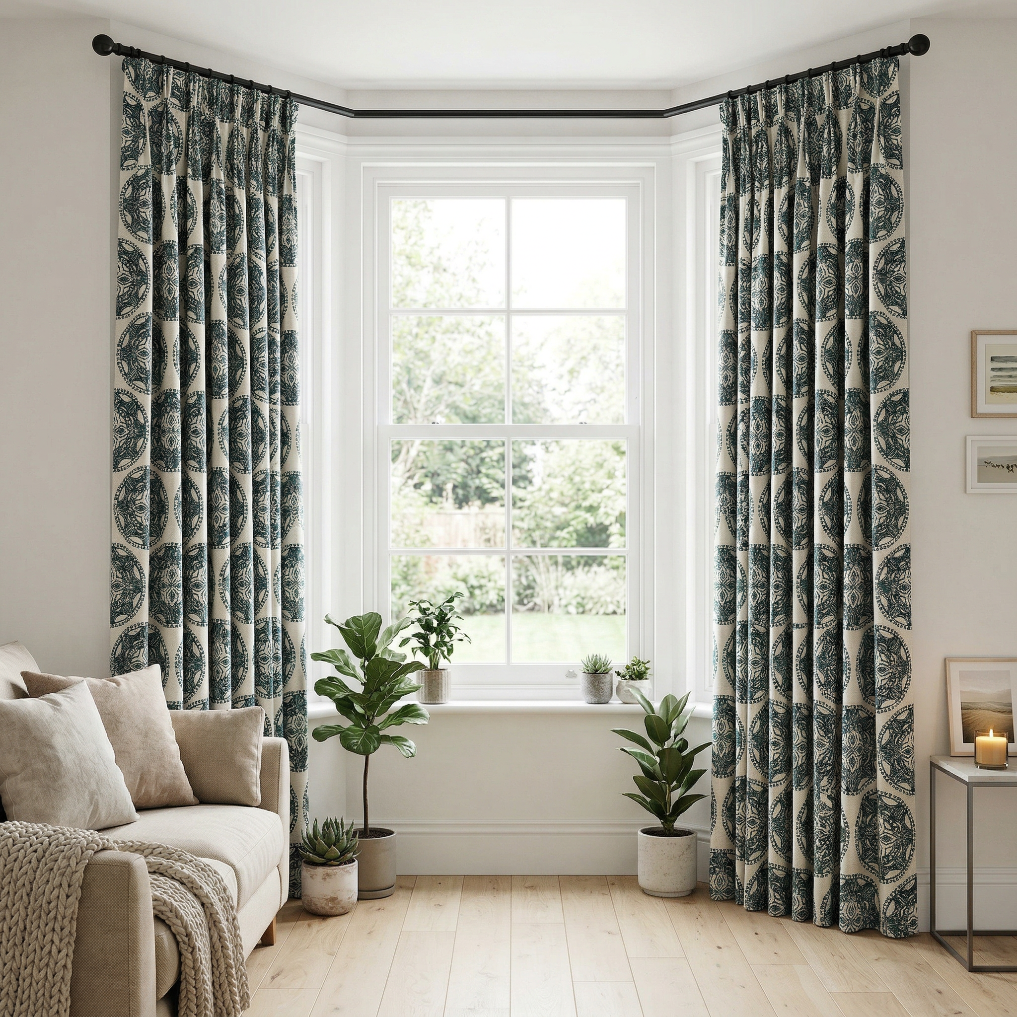 Mandala Pattern Curtains