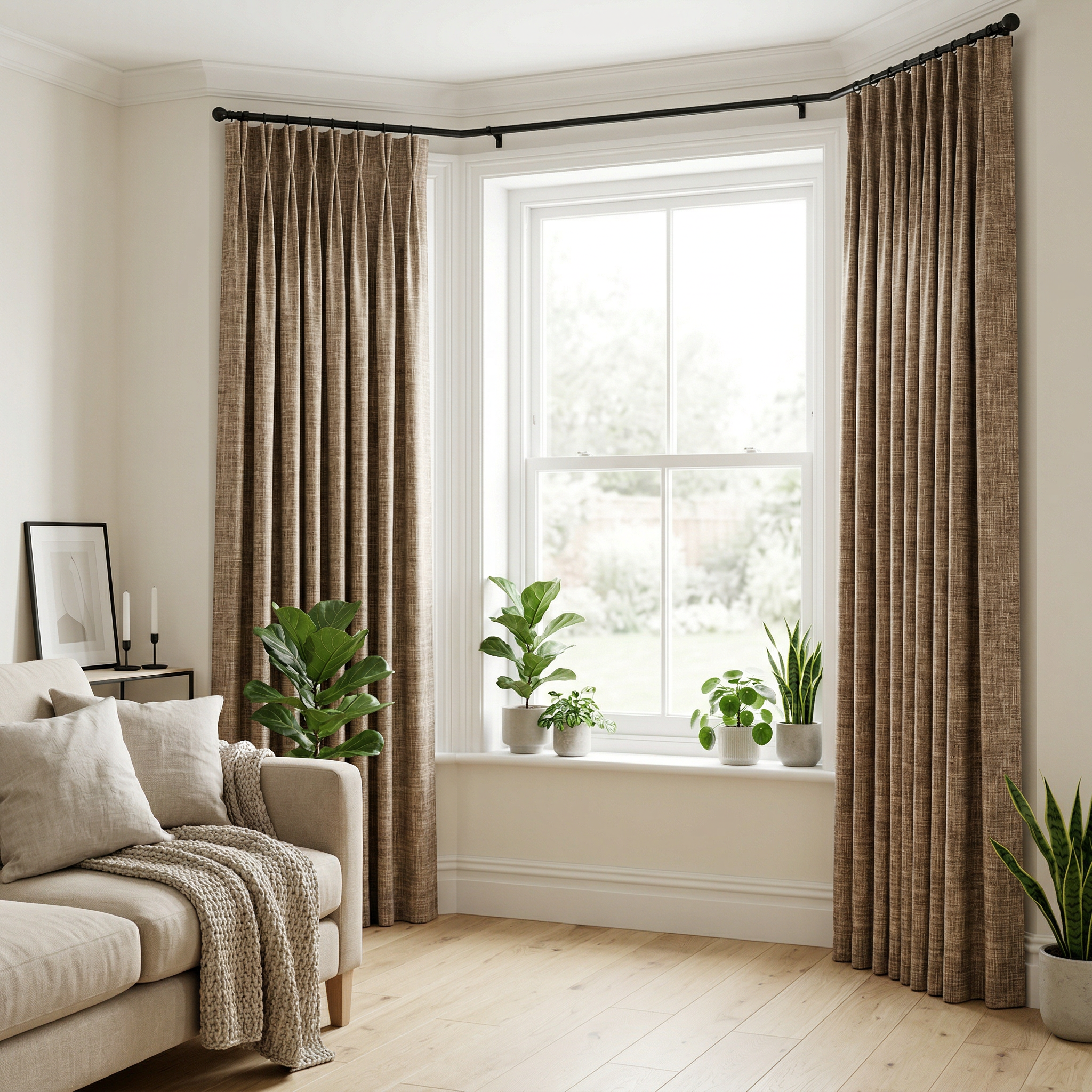 Textured Chenille Curtains