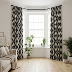 Geometric hexagon Curtains