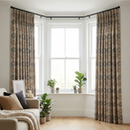 Geometric Diamond Pattern Curtains