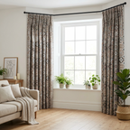 Vintage Terracotta Pattern Curtains
