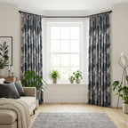 Botanical Palm Leaf Curtains