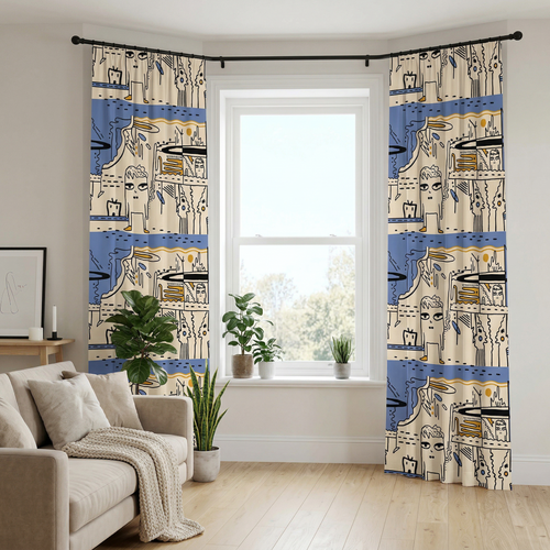 Bohemian Art Curtains