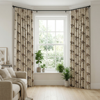 Wild Brown Horses Curtains