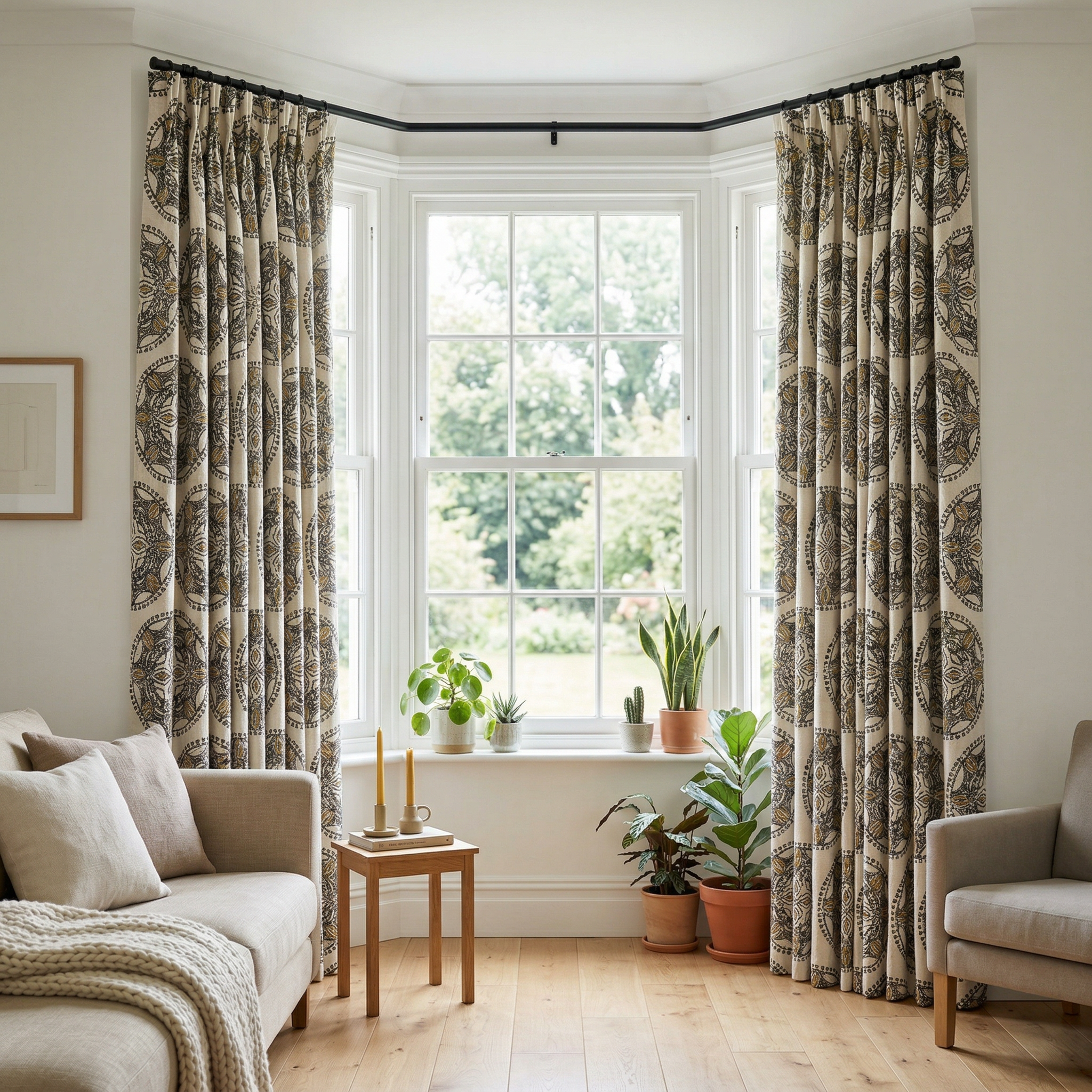 Mandala Pattern Curtains