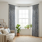 Vintage Terracotta Pattern Curtains